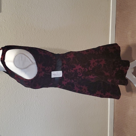 Windsor burgundy / black dress NWT - Picture 7 of 11